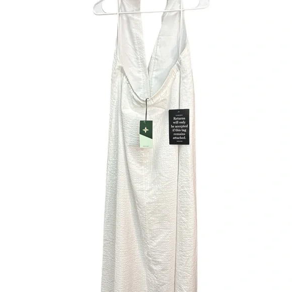 NWT Tuckernuck Jagger White Seersucker Midi Dress 265361 - Size Small - Picture 9 of 9